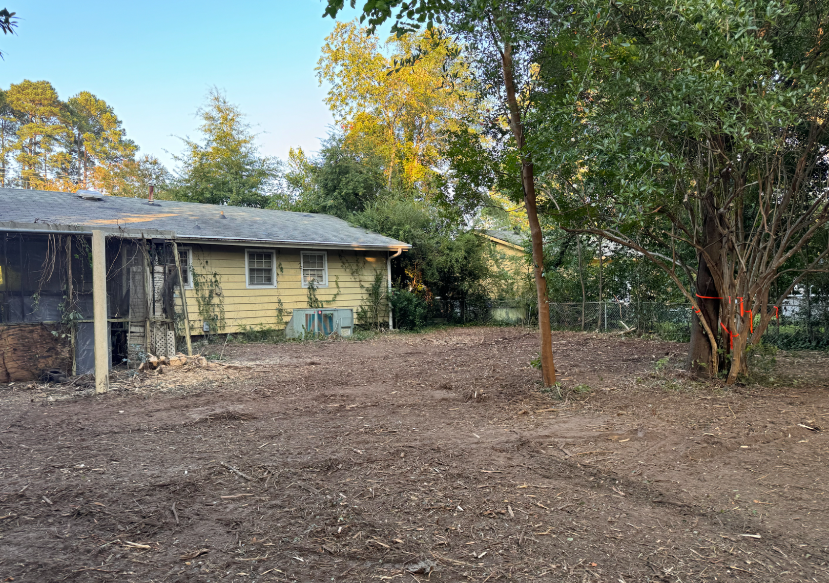Professional land clearing services in Fayetteville, NC by Carolina Land Works & Hauling